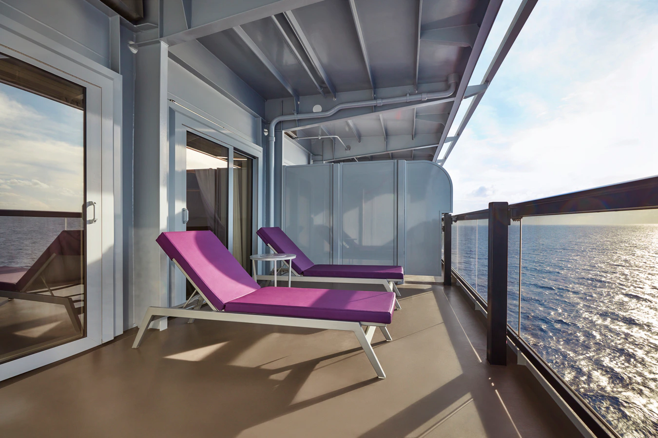 The Gorgeous Suite's expansive private terrace